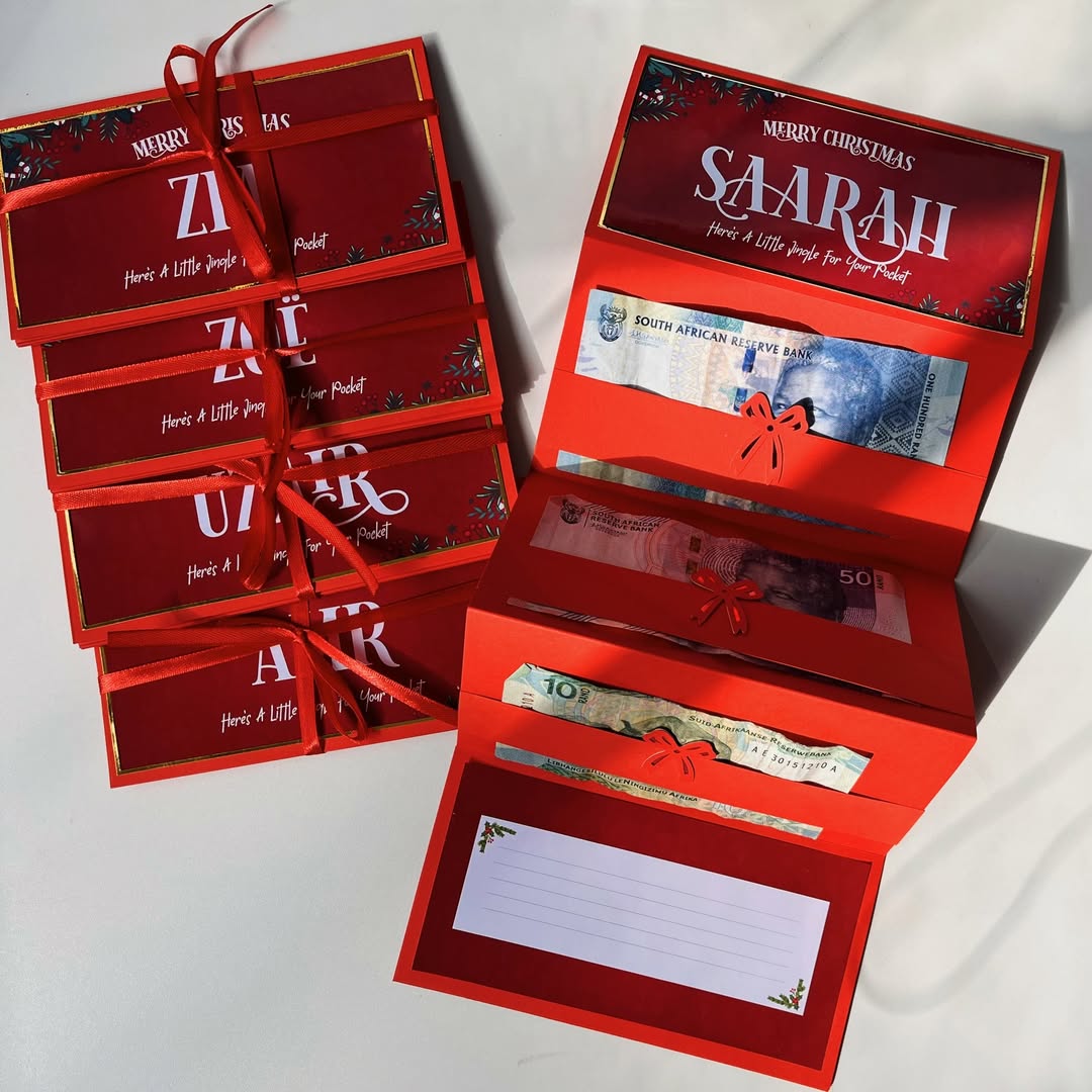 Luxe Cash Envelope | Merry Christmas