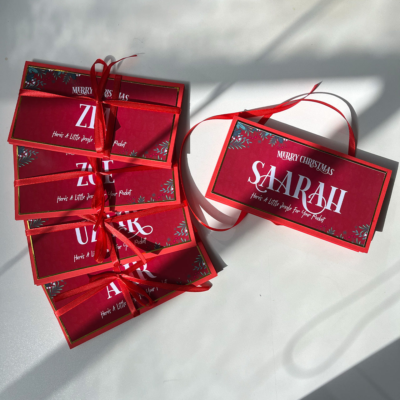 Luxe Cash Envelope | Merry Christmas