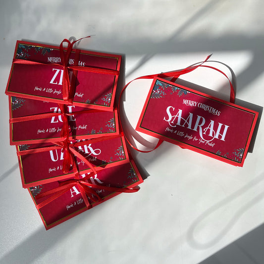 Luxe Cash Envelope | Merry Christmas