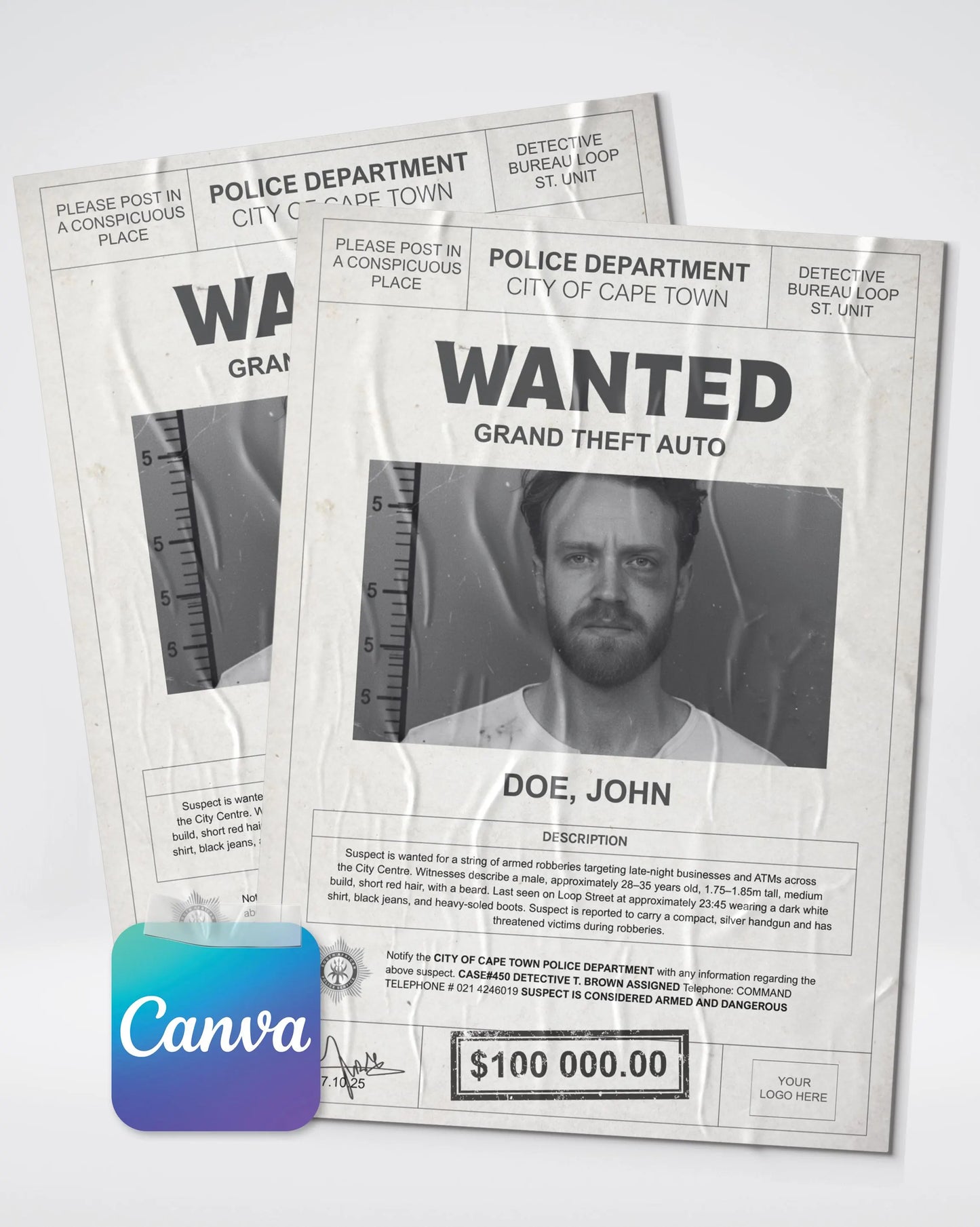 Canva Templates | Wanted Poster