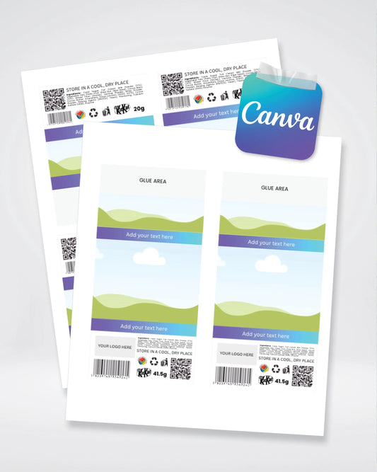 Canva Templates | Drag & Drop Kit-Kat Wrapper