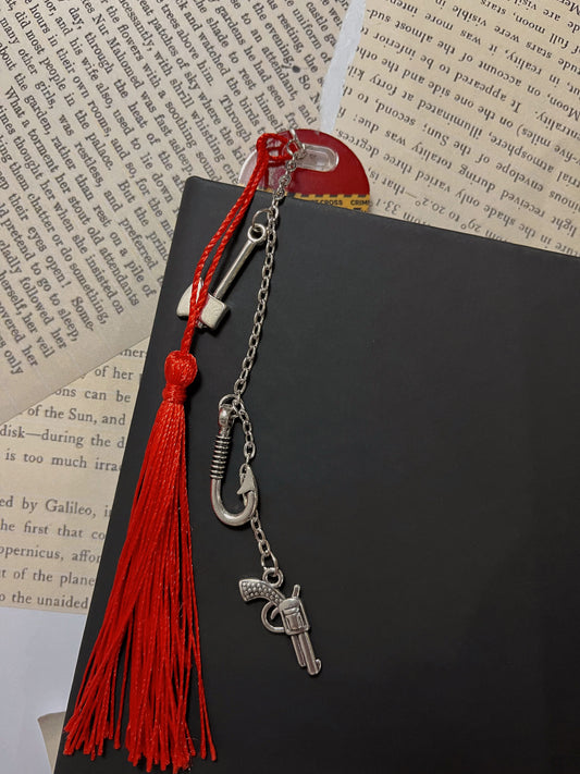 True Crime Girly | Ink & Evidence Acrylic Bookmark