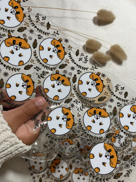 UVDTF Wrap | Saabirah's Collection: Boba The Hamster