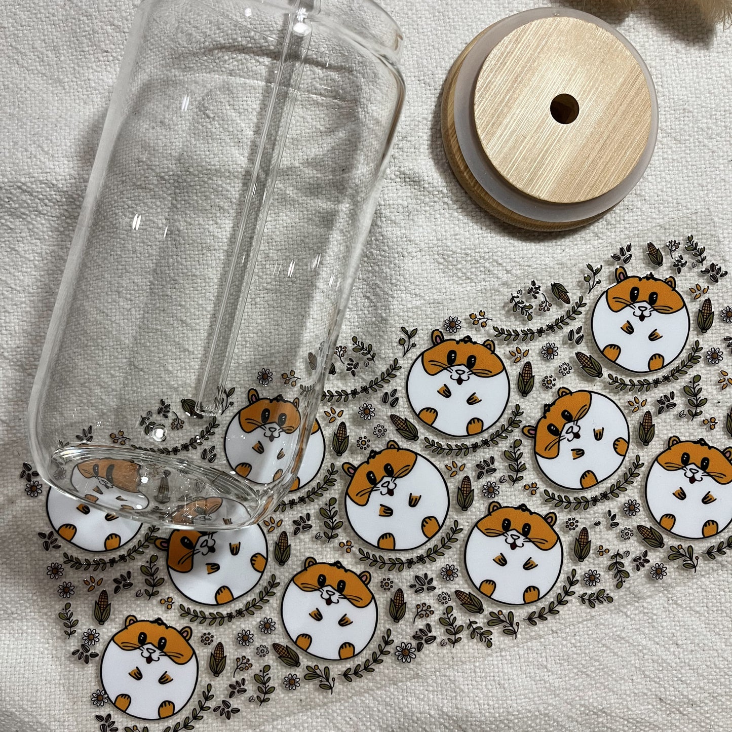 UVDTF Wrap | Saabirah's Collection: Boba The Hamster
